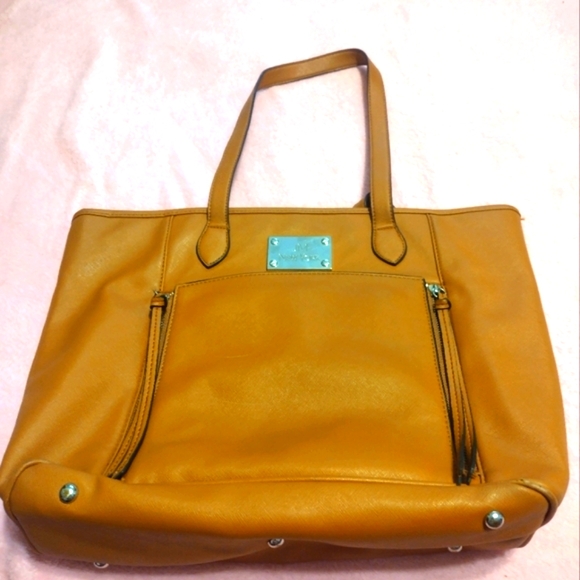 JM New York Handbags - JM New York Large Brown Tote and Tablet Carrier